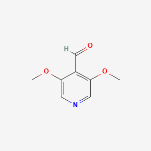 molecular formula C8H9NO3 B1302960 3,5-Dimethoxyisonicotinaldehyde CAS No. 204862-70-4