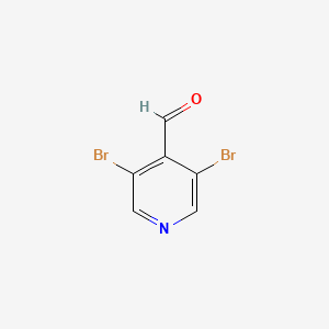 molecular formula C6H3Br2NO B1302962 3,5-Dibromopyridine-4-carbaldehyde CAS No. 70201-42-2