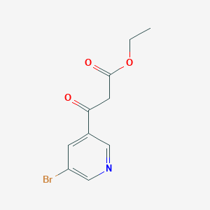 Ethyl 3-(5-bromopyridin-3-yl)-3-oxopropanoate