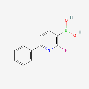 molecular formula C11H9BFNO2 B1302970 2-Fluoro-6-phenylpyridine-3-boronic acid CAS No. 1029654-19-0