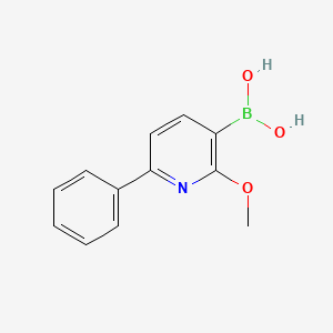 molecular formula C12H12BNO3 B1302971 (2-Methoxy-6-phenylpyridin-3-yl)boronic acid CAS No. 1029654-26-9