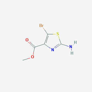 molecular formula C5H5BrN2O2S B1302977 Methyl 2-amino-5-bromothiazole-4-carboxylate CAS No. 850429-60-6