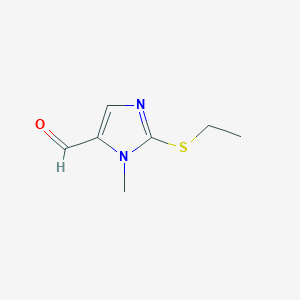 2-(Ethylsulfanyl)-1-methyl-1H-imidazole-5-carbaldehyde