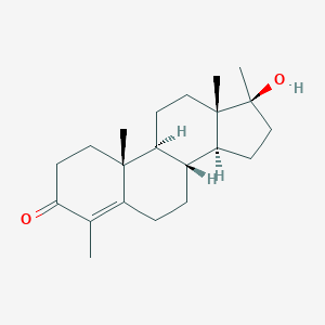 molecular formula C21H32O2 B130299 17beta-Hydroxy-4,17-dimethylandrost-4-en-3-one CAS No. 28626-76-8