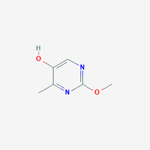 molecular formula C6H8N2O2 B13029937 2-Methoxy-4-methylpyrimidin-5-ol 