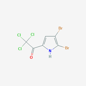 B1302997 2,2,2-trichloro-1-(4,5-dibromo-1H-pyrrol-2-yl)ethanone CAS No. 50371-52-3