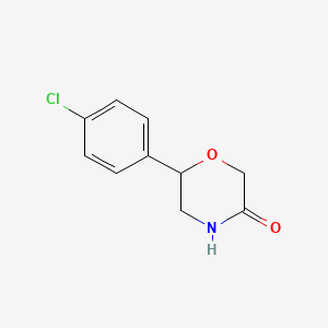 6-(4-Chlorophenyl)morpholin-3-one