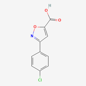 3-(4-Chlorophenyl)-1,2-oxazole-5-carboxylic acid