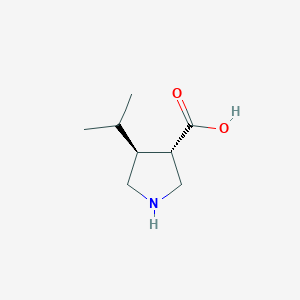 (3S,4S)-4-Isopropylpyrrolidine-3-carboxylic acid
