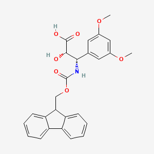 (2S,3S)-3-((((9H-Fluoren-9-yl)methoxy)carbonyl)amino)-3-(3,5-dimethoxyphenyl)-2-hydroxypropanoic acid