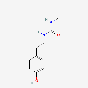 molecular formula C11H16N2O2 B1303062 3-Ethyl-1-[2-(4-hydroxyphenyl)ethyl]urea CAS No. 883107-36-6