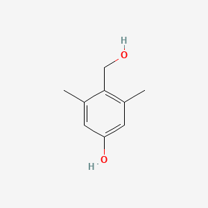 molecular formula C9H12O2 B1303064 4-(Hydroxymethyl)-3,5-dimethylphenol CAS No. 28636-93-3