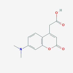 molecular formula C13H13NO4 B1303068 7-Dimethylaminocoumarin-4-acetic acid CAS No. 80883-54-1
