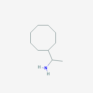 molecular formula C10H21N B13030715 1-Cyclooctylethan-1-amine 