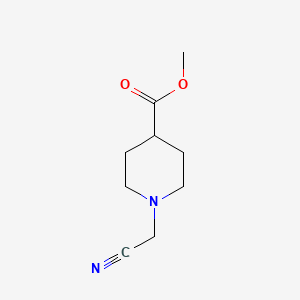 molecular formula C9H14N2O2 B1303077 Methyl 1-(cyanomethyl)piperidine-4-carboxylate CAS No. 320424-43-9