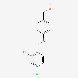 molecular formula C14H12Cl2O2 B1303078 {4-[(2,4-Dichlorobenzyl)oxy]phenyl}methanol CAS No. 400825-70-9