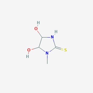 molecular formula C4H8N2O2S B1303079 4,5-dihydroxy-1-methyltetrahydro-2H-imidazole-2-thione CAS No. 265986-74-1