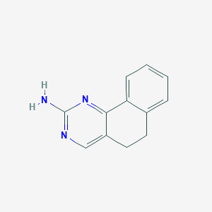 molecular formula C12H11N3 B1303086 5,6-Dihydrobenzo[h]quinazolin-2-amine CAS No. 66521-84-4