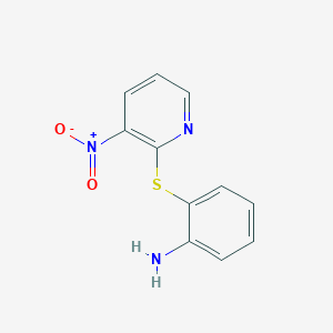 2-[(3-Nitro-2-pyridinyl)sulfanyl]aniline