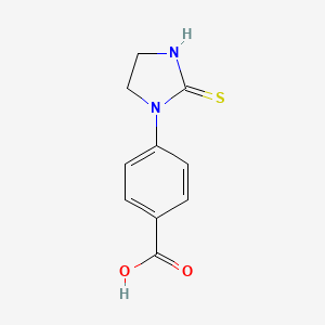 molecular formula C10H10N2O2S B1303091 4-(2-sulfanylideneimidazolidin-1-yl)benzoic Acid CAS No. 148720-11-0