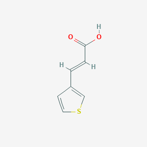molecular formula C7H6O2S B013031 3-(3-噻吩基)丙烯酸 CAS No. 102696-71-9