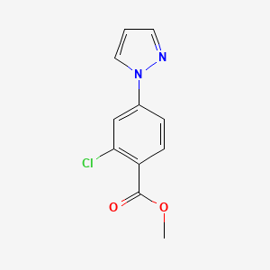Methyl 2-chloro-4-(1H-pyrazol-1-yl)benzoate
