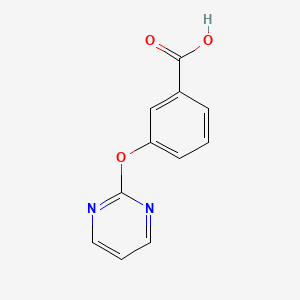 molecular formula C11H8N2O3 B1303104 3-(Pyrimidin-2-yloxy)benzoic acid CAS No. 176034-07-4