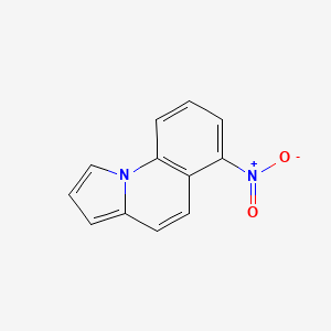 molecular formula C12H8N2O2 B1303109 6-Nitropyrrolo[1,2-a]quinoline CAS No. 52414-58-1