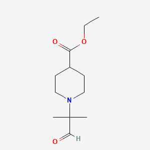 Ethyl 1-(1,1-dimethyl-2-oxoethyl)-4-piperidinecarboxylate