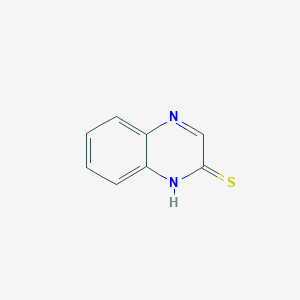 molecular formula C8H6N2S B1303119 2-Quinoxalinethiol CAS No. 6962-54-5