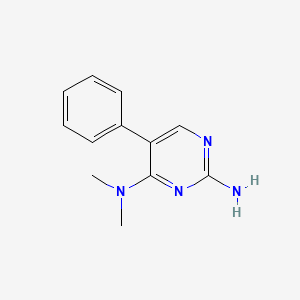 molecular formula C12H14N4 B1303133 N~4~,N~4~-dimethyl-5-phenyl-2,4-pyrimidinediamine CAS No. 320424-61-1