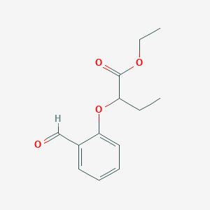 molecular formula C13H16O4 B1303143 Ethyl 2-(2-formylphenoxy)butanoate CAS No. 86602-60-0