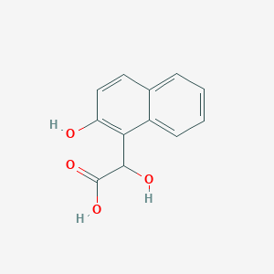 molecular formula C12H10O4 B1303147 2-hydroxy-2-(2-hydroxynaphthalen-1-yl)acetic Acid CAS No. 624722-10-7
