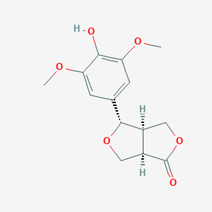 molecular formula C14H16O6 B130315 Zhepeiresinol CAS No. 151636-98-5