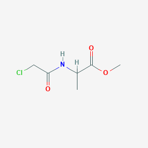 molecular formula C6H10ClNO3 B130317 Methyl 2-(2-chloroacetamido)propanoate CAS No. 153842-00-3