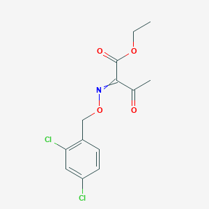 Ethyl 2-{[(2,4-dichlorobenzyl)oxy]imino}-3-oxobutanoate
