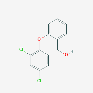 molecular formula C13H10Cl2O2 B1303189 [2-(2,4-Dichlorophenoxy)phenyl]methanol CAS No. 361212-70-6
