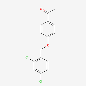 molecular formula C15H12Cl2O2 B1303190 1-{4-[(2,4-Dichlorobenzyl)oxy]phenyl}-1-ethanone CAS No. 61292-27-1