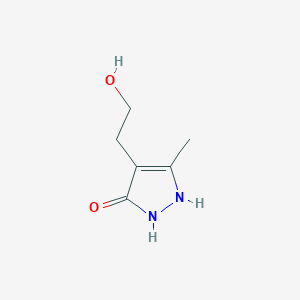 4-(2-Hydroxyethyl)-5-methyl-1,2-dihydro-3H-pyrazol-3-one