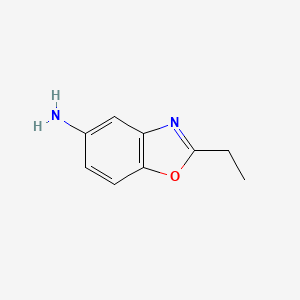 molecular formula C9H10N2O B1303196 2-Ethyl-1,3-benzoxazol-5-amine CAS No. 204771-75-5