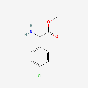 molecular formula C9H10ClNO2 B1303198 Methyl 2-amino-2-(4-chlorophenyl)acetate CAS No. 43189-20-4
