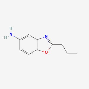 molecular formula C10H12N2O B1303201 2-Propyl-1,3-benzoxazol-5-amine CAS No. 886361-62-2