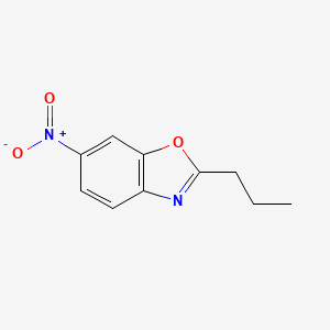 6-Nitro-2-propyl-1,3-benzoxazole