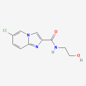 6-chloro-N-(2-hydroxyethyl)imidazo[1,2-a]pyridine-2-carboxamide