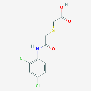 molecular formula C10H9Cl2NO3S B1303221 2-{[2-(2,4-Dichloroanilino)-2-oxoethyl]-sulfanyl}acetic acid CAS No. 338409-76-0