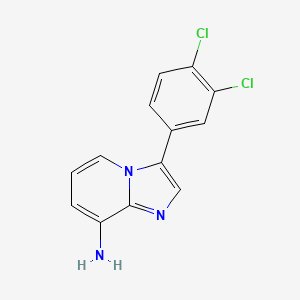 3-(3,4-Dichlorophenyl)imidazo[1,2-a]pyridin-8-amine