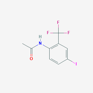 N-[4-iodo-2-(trifluoromethyl)phenyl]acetamide