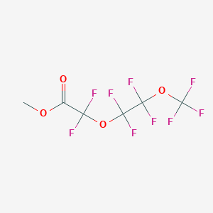 molecular formula C6H3F9O4 B1303255 Methyl 2,2-difluoro-2-[1,1,2,2-tetrafluoro-2-(trifluoromethoxy)ethoxy]acetate CAS No. 39187-41-2