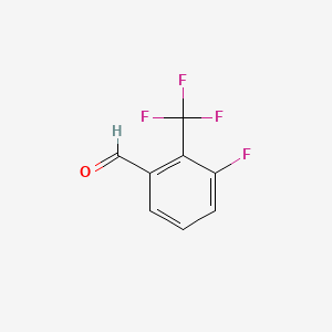 molecular formula C8H4F4O B1303261 3-Fluoro-2-(trifluoromethyl)benzaldehyde CAS No. 924817-93-6