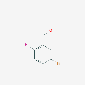 molecular formula C8H8BrFO B1303262 4-Bromo-1-fluoro-2-(methoxymethyl)benzene CAS No. 337535-43-0